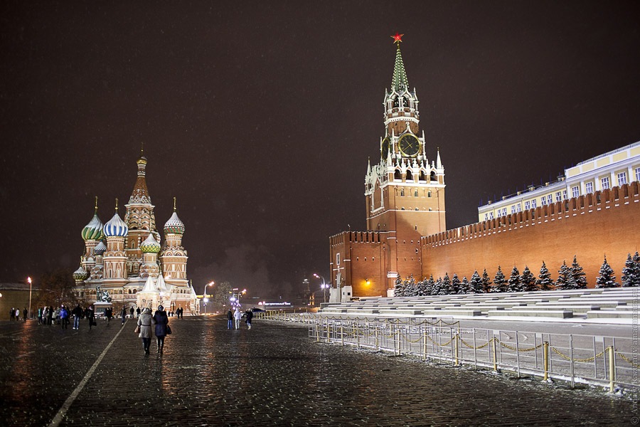 Москва зима новый год