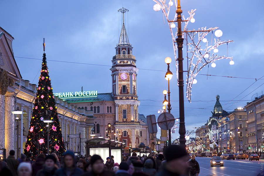 Санкт-Петербург Рождество нарядный